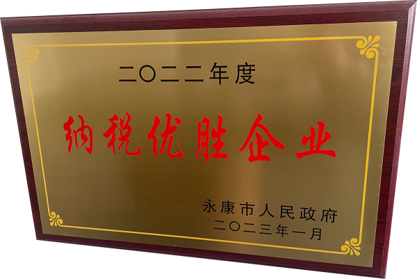 2022年度纳税优胜企业