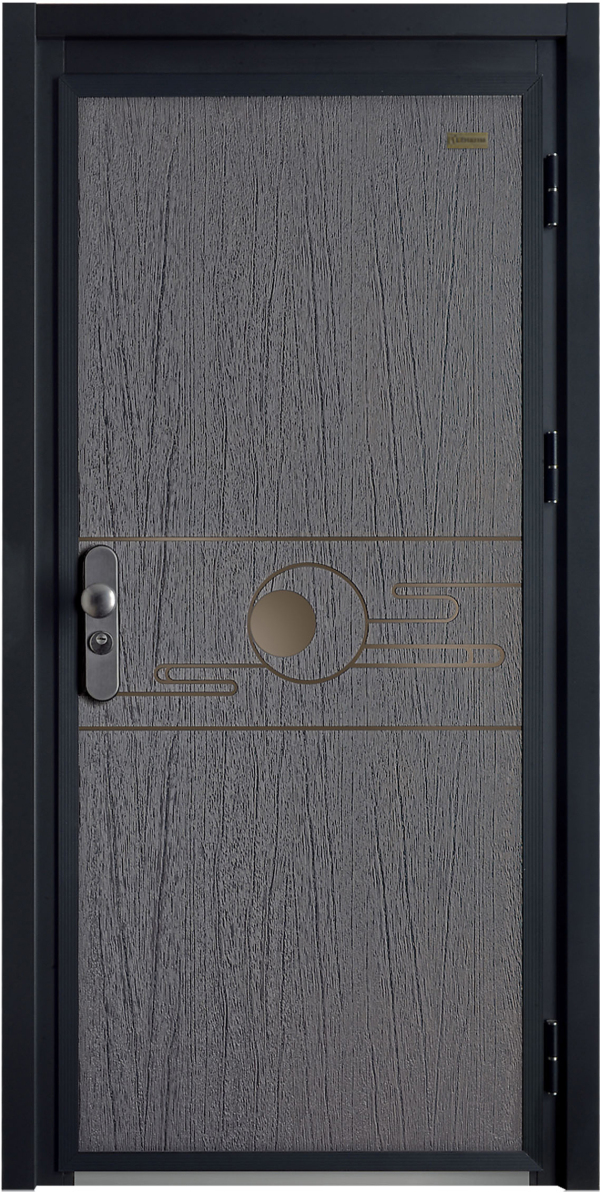 Security Door Sun and Moon Shine Together-YM-9033