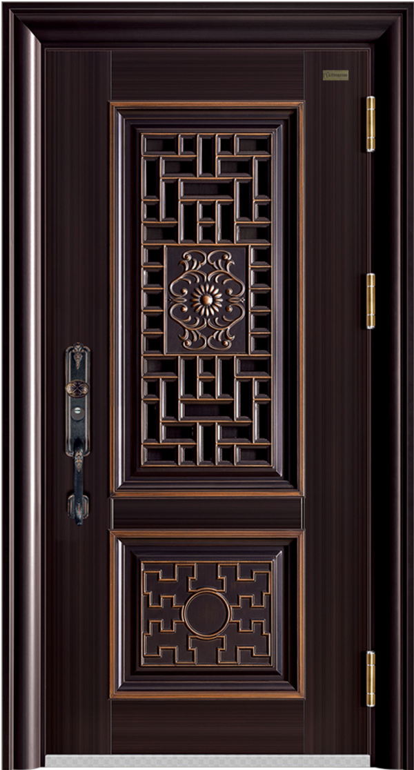 Security Door Dragon Phoenix Door-within-Door-YM-9016