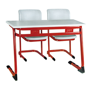 double desk and chair set HM-KZY002