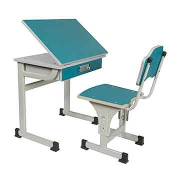 single desk and chair set HM-KZY033