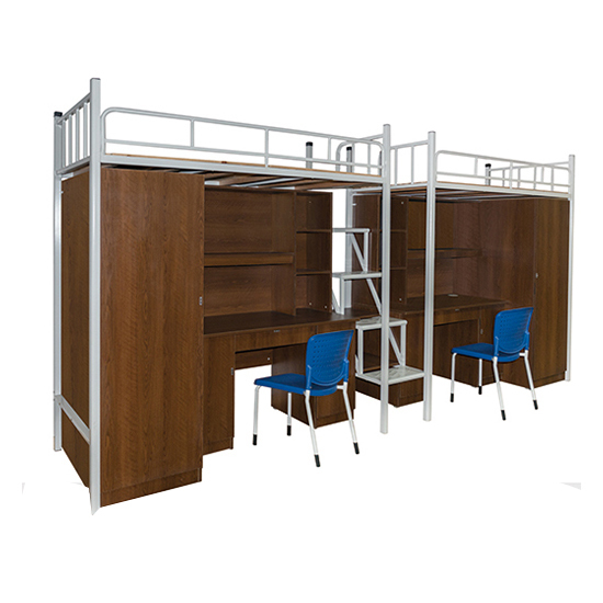 2 persons  dormitory beds set with middle ladder HM-GYC004