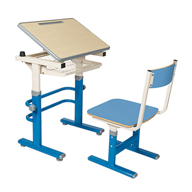 single desk and chair set HM-KZY031