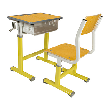 single  desk and chair set (height  adjustable) HM-KZY006