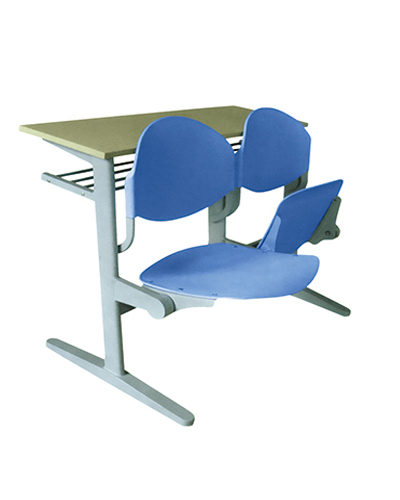 2 persons desk and chair set with self-return seats ＨＭ-ＫＺＹ037