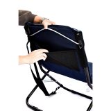 Navy folding chair