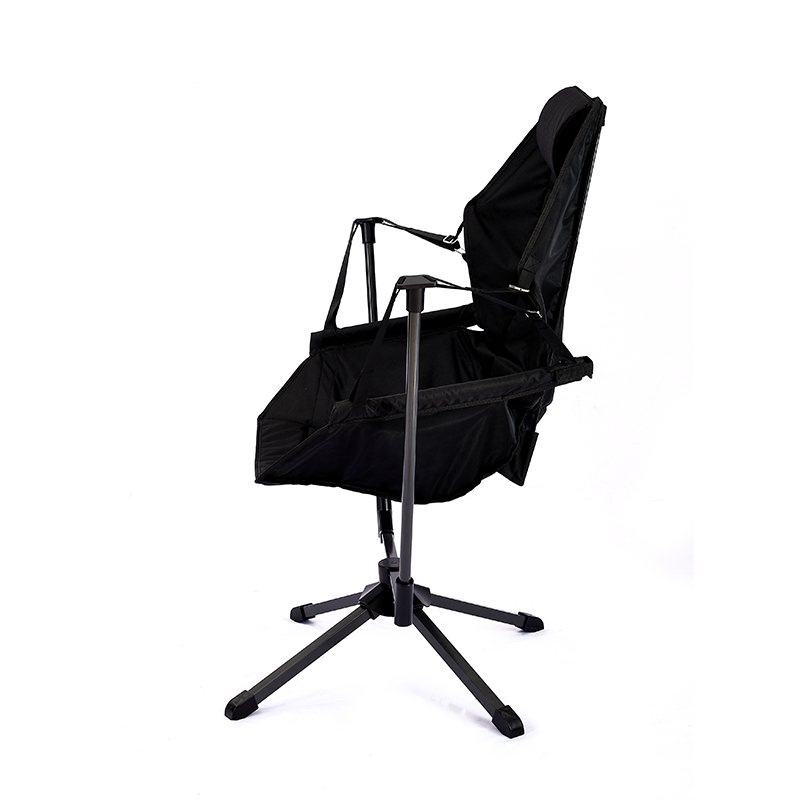 Black Swivel Swing Chair