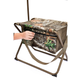 Folding chair of bottom storage box