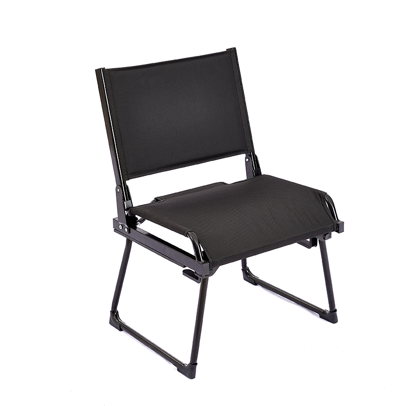 Black grandstand chair