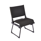 Black grandstand chair
