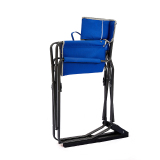 Blue director chair without accessories