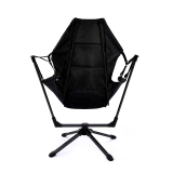 Black Swivel Swing Chair