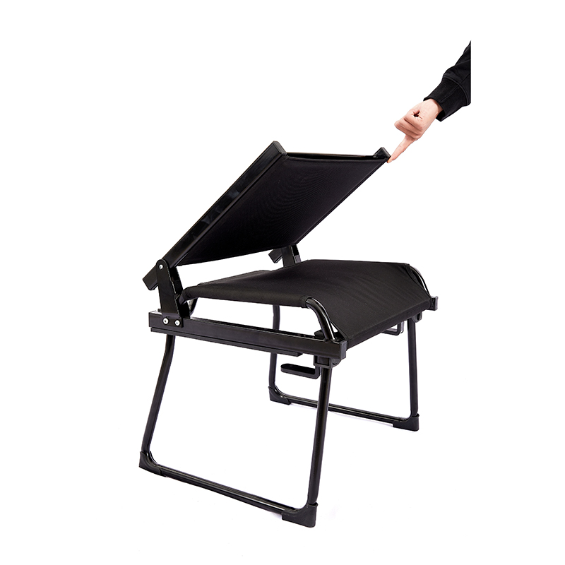Black grandstand chair