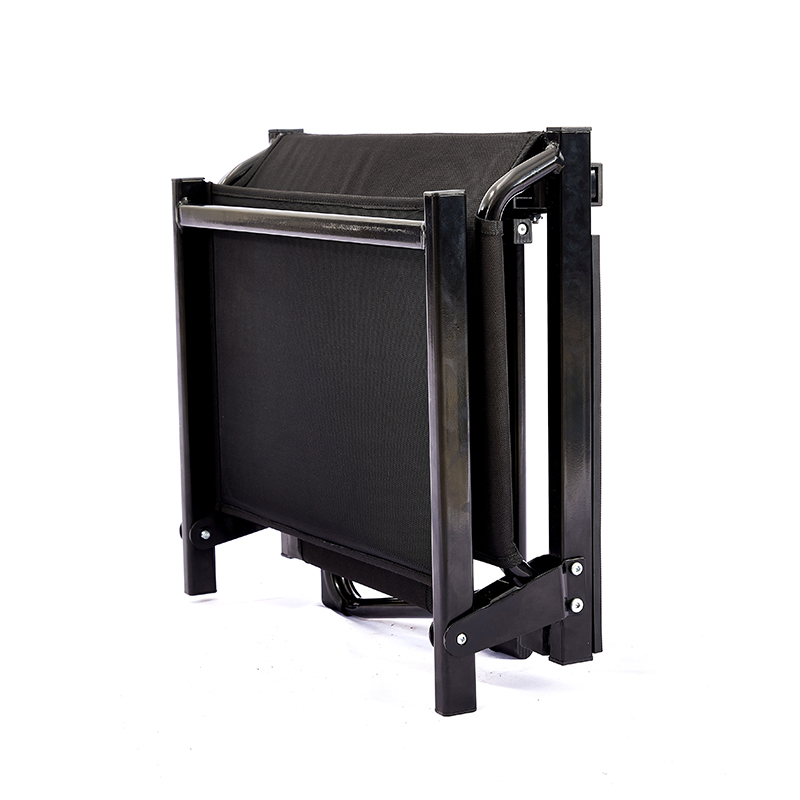 Black grandstand chair