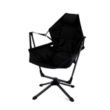 Black Swivel Swing Chair
