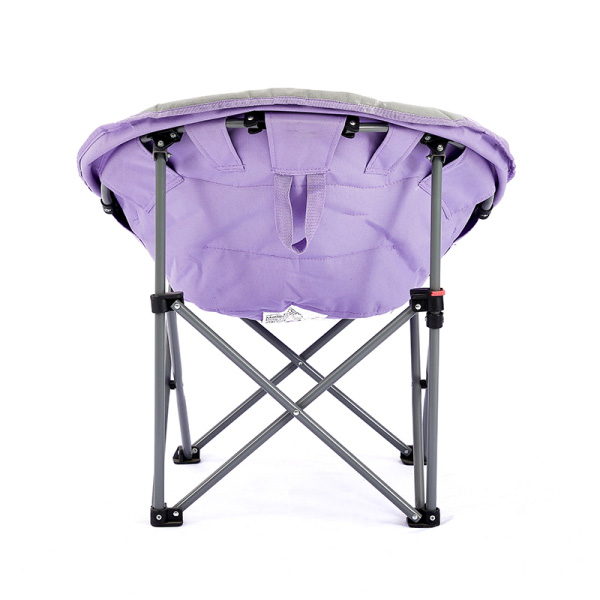 Grey blue double moon chair
