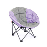 Grey blue double moon chair