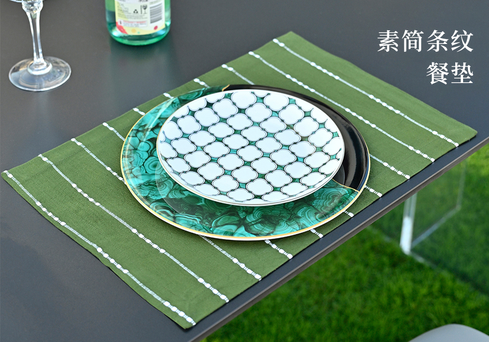 QXD26素简条纹餐垫 