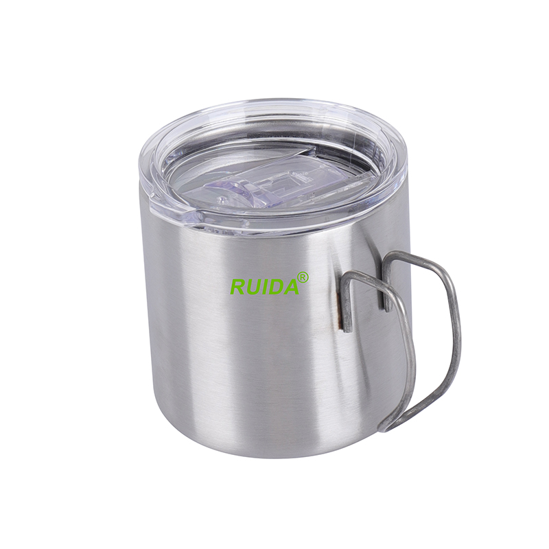 Steel wire handle cup