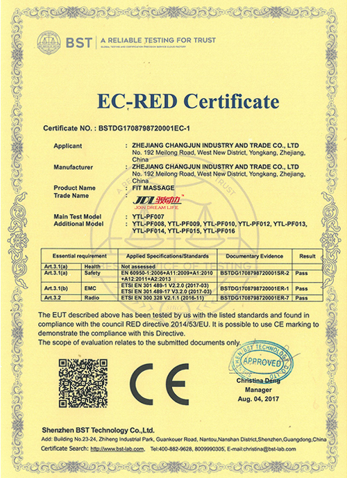 EC-RED Certificate