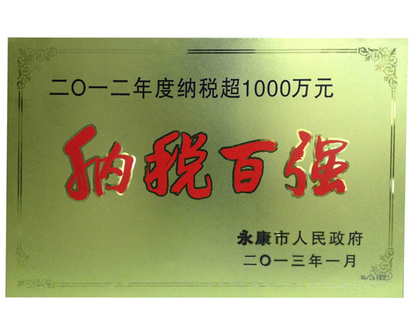 纳税百强