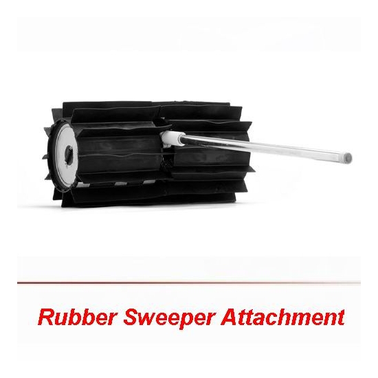 Rubber road sweeper attachment Rubber sweeper attac