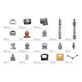 Cast aluminum accessories