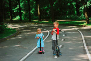 What are the types of children's scooters?