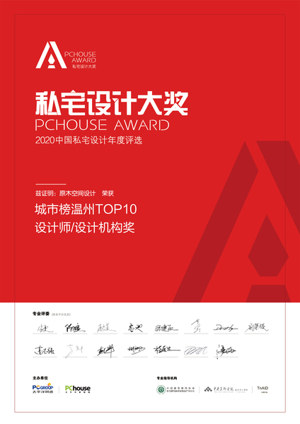 2020中國私宅設計年度評選城市榜TOP10
