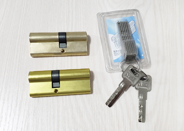 XLD-WJ铁柄铝包铜锁芯 防盗锁芯