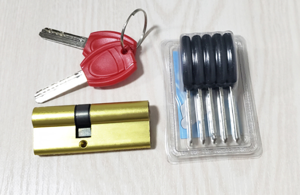 XLD-大红柄铝包铜锁芯 防盗锁芯