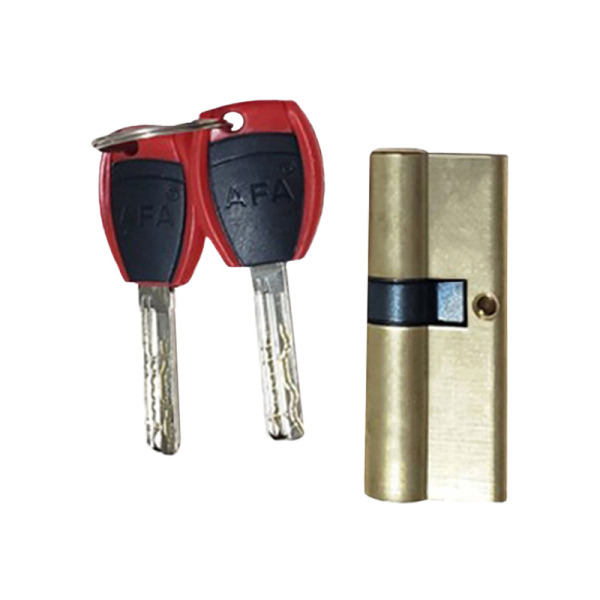 XLD-红黑大塑料柄铜锁芯 防盗锁芯