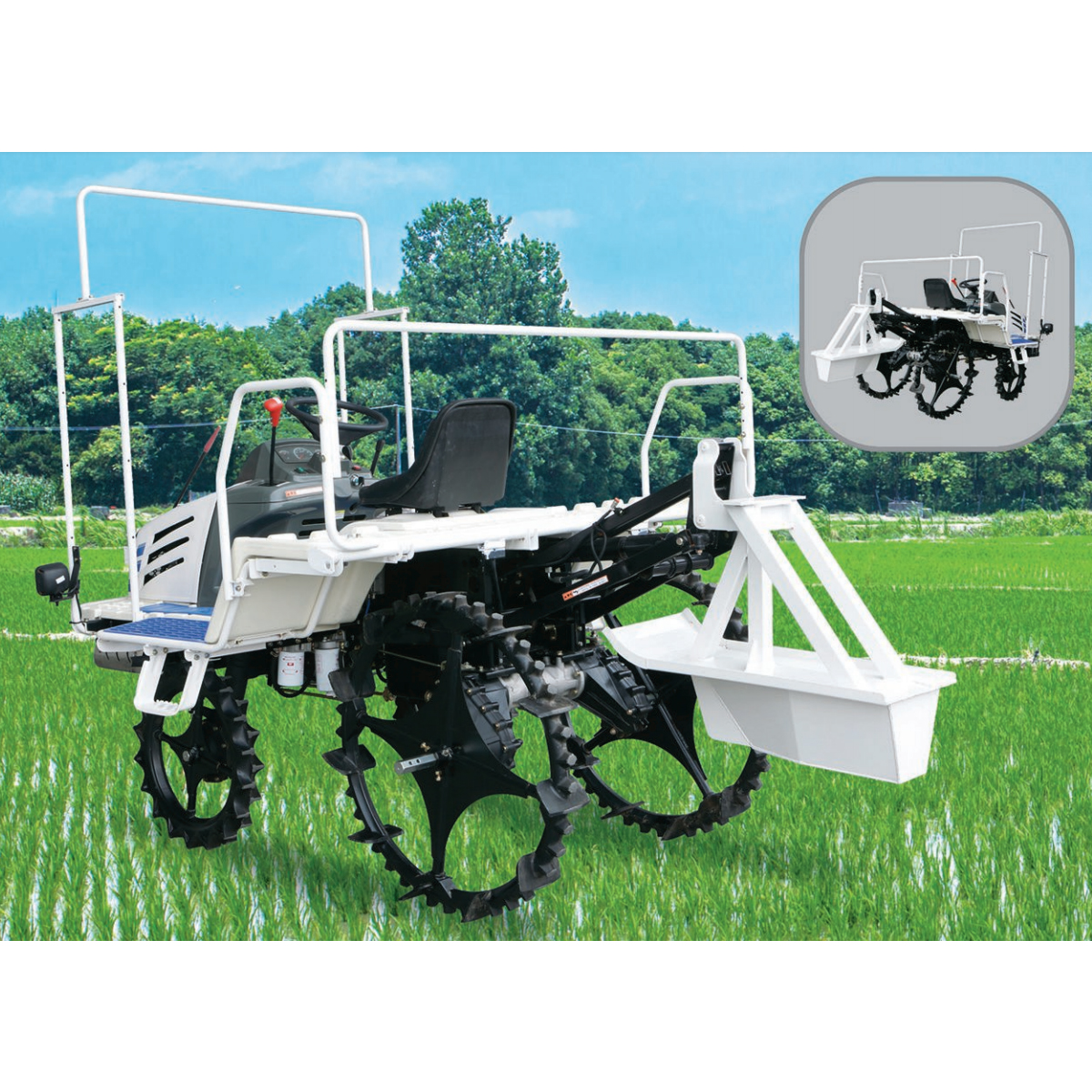 Multipurpose machine for paddy field trenchingnull