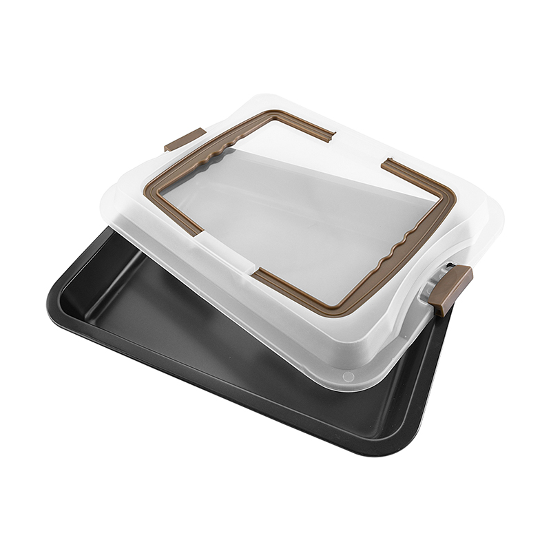 BAKE TRAY WITH PLASTIC COVERYL-M10