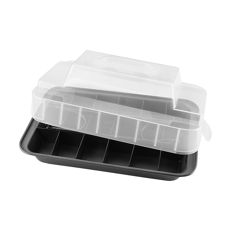 BAKE TRAY WITH PLASTIC COVERYL-M12