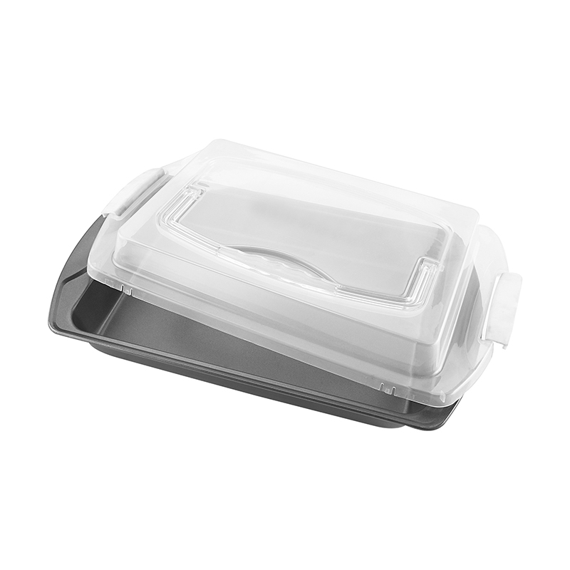 BAKE TRAY WITH PLASTIC COVERYL-M11