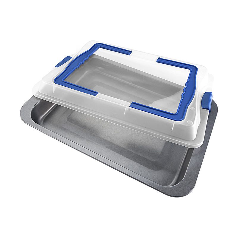BAKE TRAY WITH PLASTIC COVERYL-M09