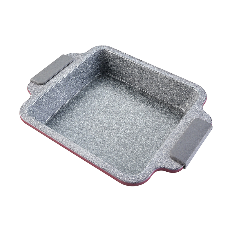 SQUARE BAKE PAN WITH SILCONE HANDLEYL-M12