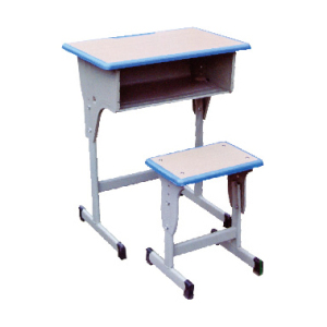 注塑包边单层开口升降课桌椅 YR-1207433