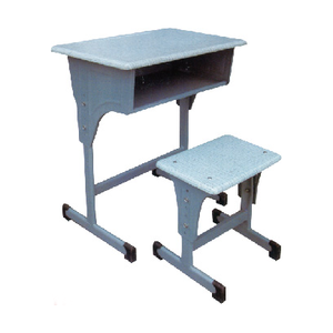 单层开口模压升降课桌椅 YR-1206629