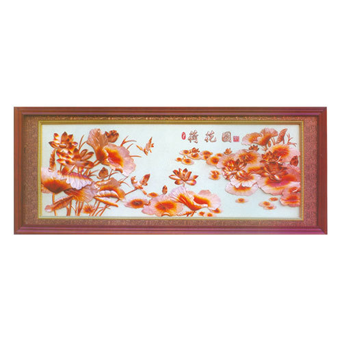 紫铜浮雕系列 荷花图