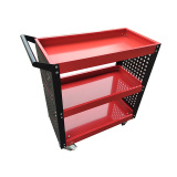 Three-layer tool cart with drawer