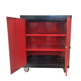 Double door tool cart