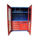 Double door tool cabinet