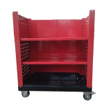 Double door tool cart