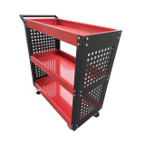 Three-layer tool cart with drawer