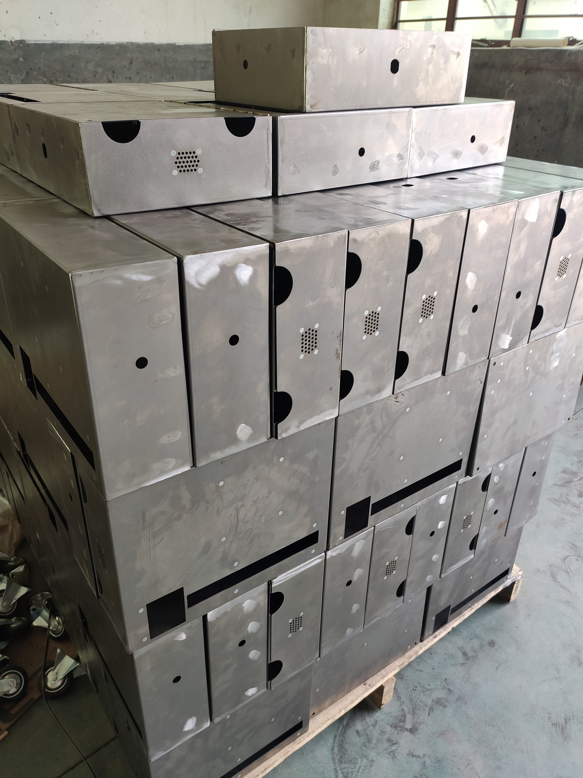 Sheet metal processing parts