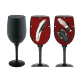 Glass Shaped Wine Set608011-E