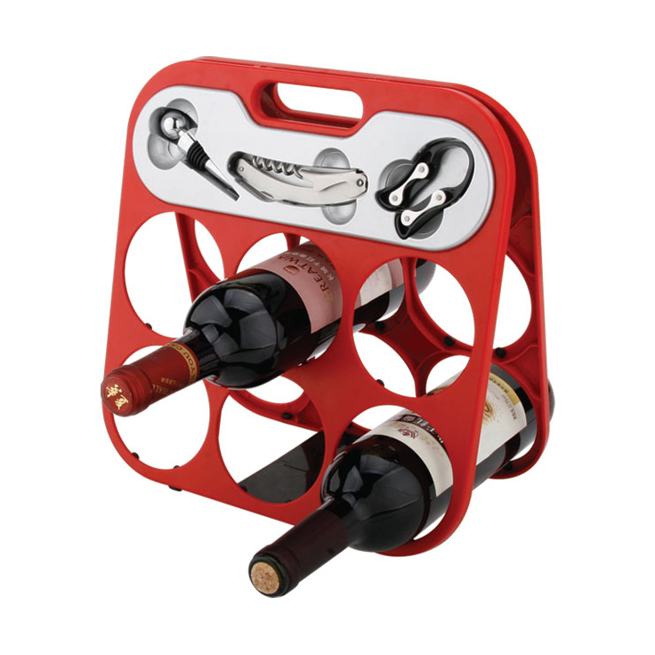 Foldable 6 Bottle Wine Rack608355-A