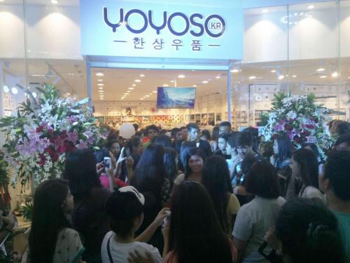 YOYOSO韩尚优品菲律宾旗舰店开业盛况空前，引购物狂潮！